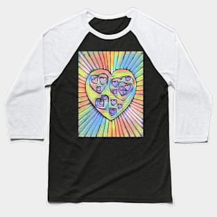 Hearts within heart Baseball T-Shirt